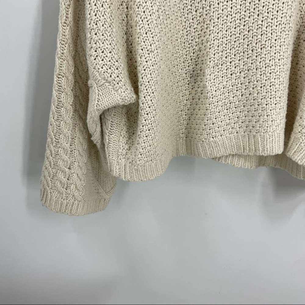 The Native One Oversized Turtleneck Cableknit Cro… - image 5